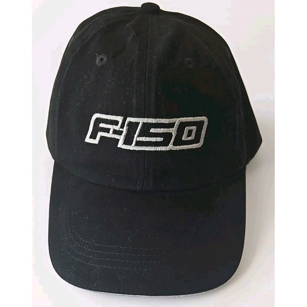 Ford F-150 Black Adjustable Strapback Hat Built Ford Tough Logo Cap NWOT